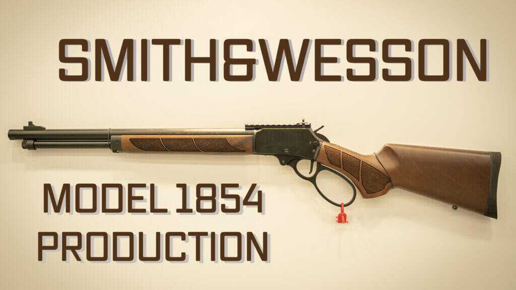 A Smith & Wesson Model 1854 Production on a wall.