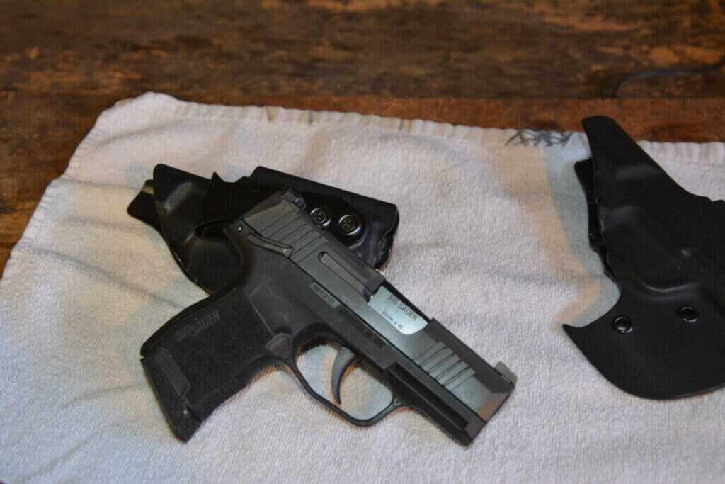 CCW Guns on towel