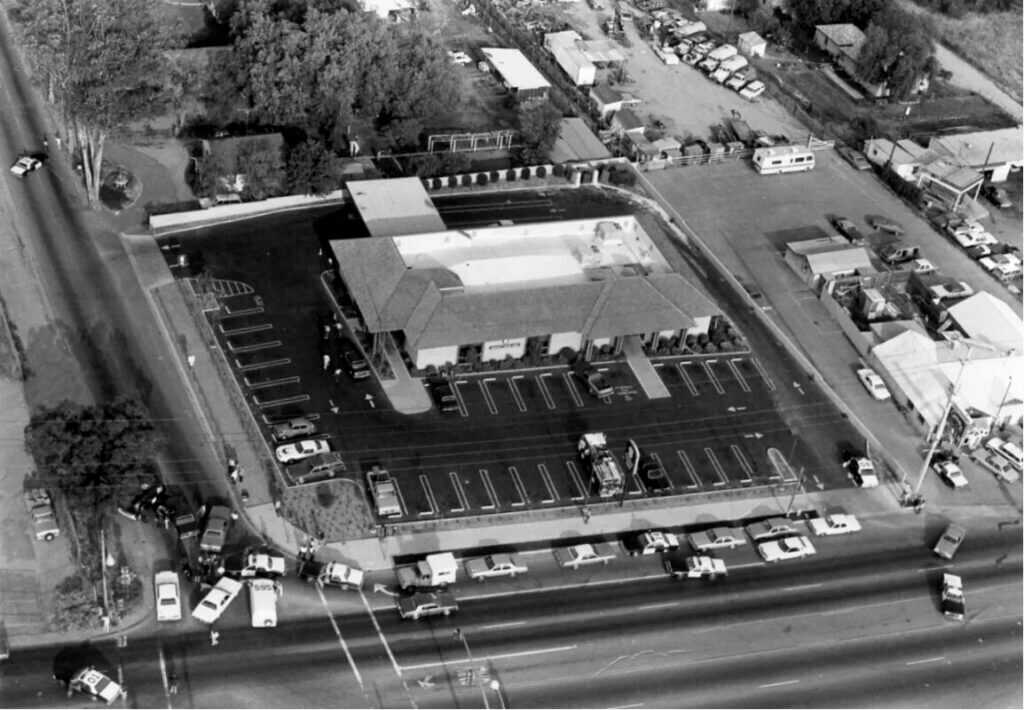 old bank from above