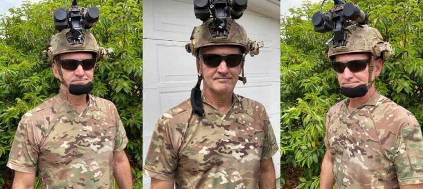 man with helmet 