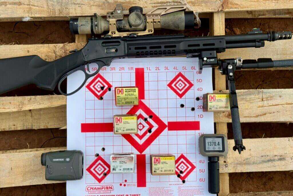 rifle with ammo