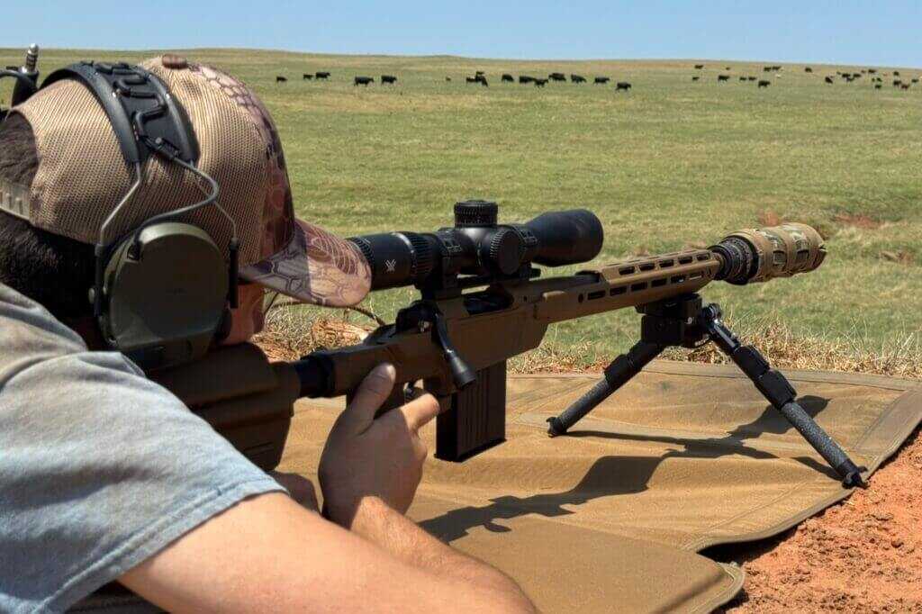 man shooting Heatseeker 