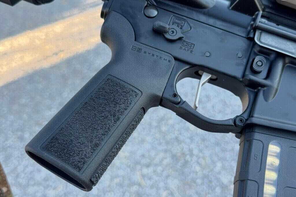 up close of grip