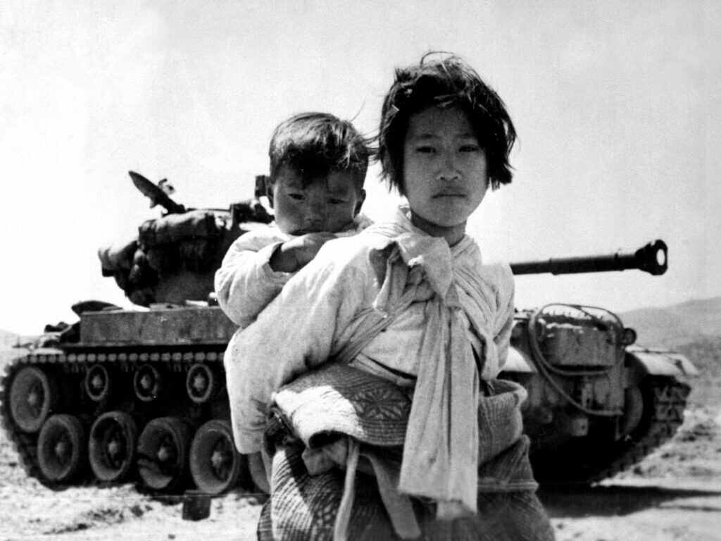 korean lady with baby