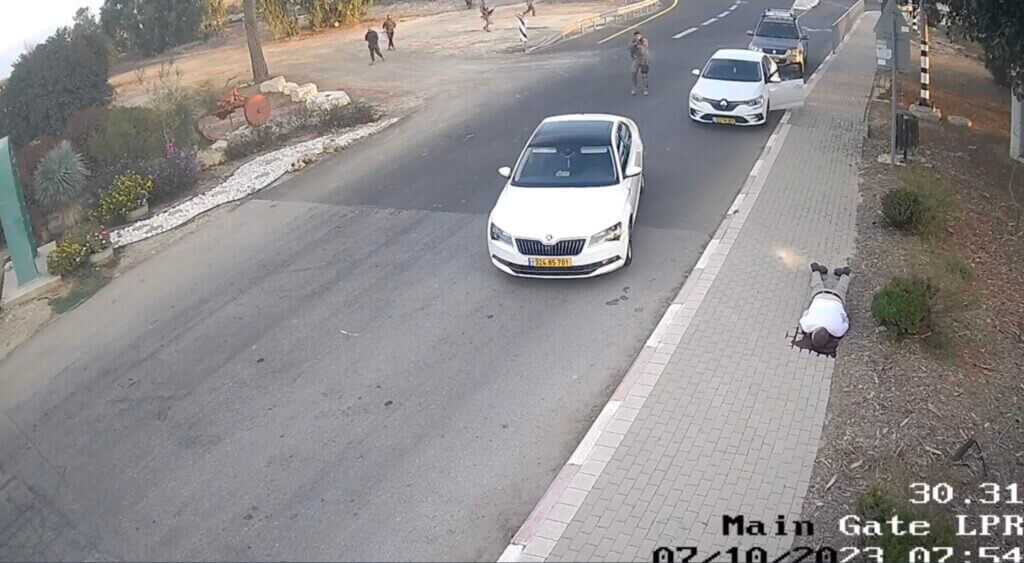 car on road. gaza