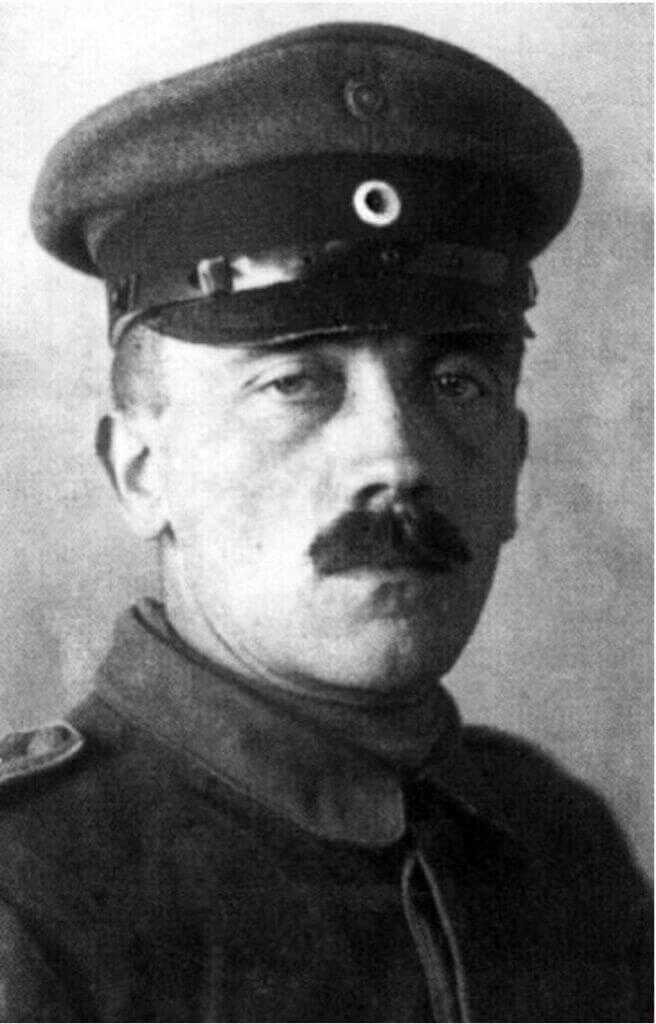 Adolf Hitler in WW1 Bavarian Army uniform, dispatch runner on the Western Front