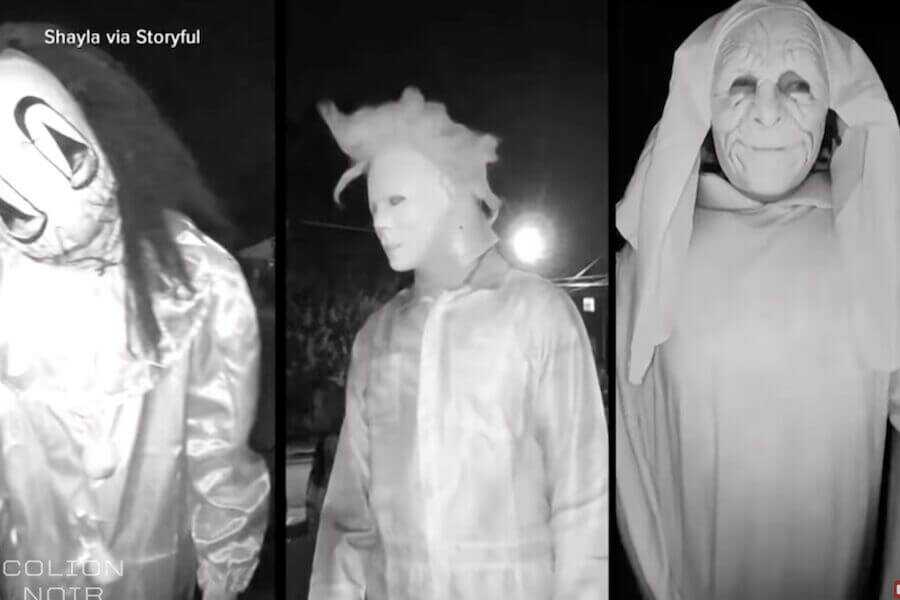Three masked individuals terrorize a home in Virginia.