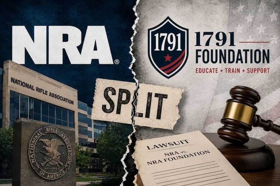 The NRA and its charitable Foundation are splitting.