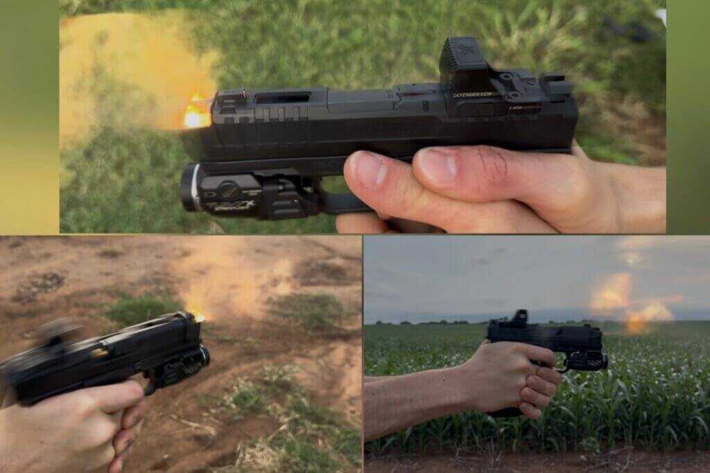 Radian RAMJET and AFTERBURNER compensator on the CANiK PRIME RADIAN during live fire