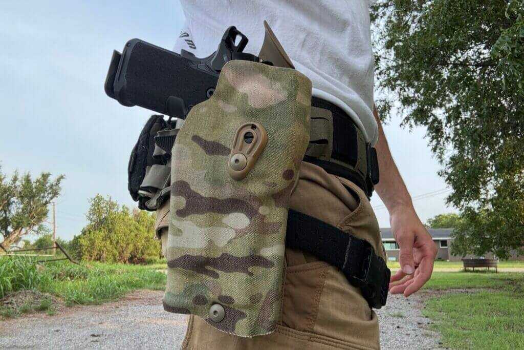 Safariland 6354 holster configured for a Springfield Prodigy with SureFire X300U weapon light