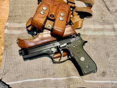 Beretta 92 with Galco Miami Classic Shoulder Holster