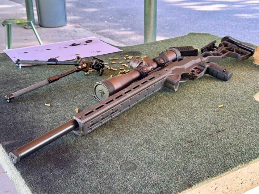 Savage 110 RF Elite Precision in MDT Gen 2 ACC Premier chassis with ARCA rail and M-LOK slots