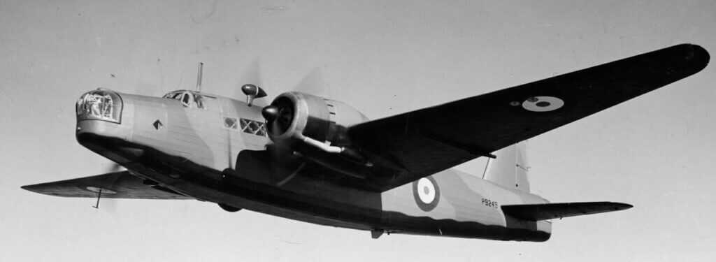 Vickers Wellington medium bomber flown by RAF crews during World War 2