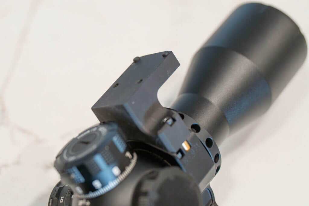 Project 47 Force 360 fitted with an RMR-pattern top mount for a piggyback red dot