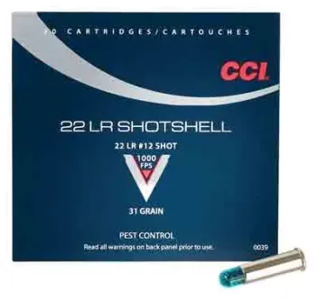 CCI Shotshell 22 LR 20 Pk 