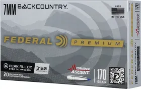 Federal BACKCOUNTRY 7mm 170gr Terminal A...
