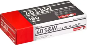 Aguila 40 S&W 180 GR FMJ 50bx 