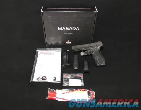 IWI Masada Optics Ready 9mm Matte Black ...