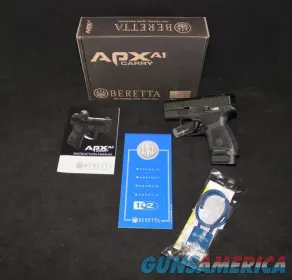 Beretta APX-A1 Carry 9mm 3” Black NEW JA...