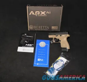 Beretta APX-A1 Carry FDE 9mm 3” NEW JAXN...