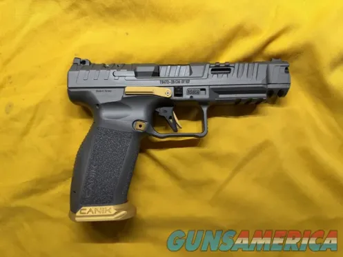 Canik TP9 SFx Rival 9mm Gray/Gold Compet...