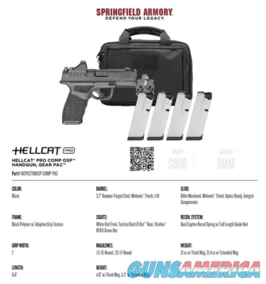 Springfield Hellcat Pro Comp OSP Gear Up...
