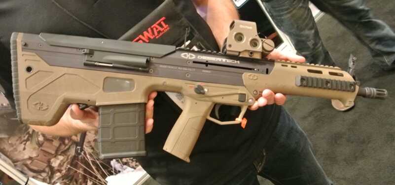 Desert Tech Update: Smart Phone HUD App and MDR Bullpup Scheduled for Q4 Desert Tech MDR -- A Multi-caliber Bullpup is in the Works—SHOT Show 2014