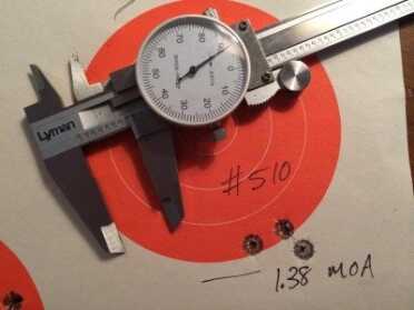 Blackout is the new Black—Daniel Defense DDM4v5 Review Most of the hand loads tested grouped in the 1.3 minute of angle range at 100 yards.