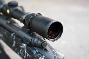 Montana Rifle's MMR: Tactical Precision, Traditional Feel The ocular of the Leupold VX-3L.