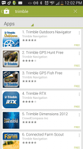 Prepping 101: Network Free GPS Topo Maps for Android, IPad, IPhone If you search for Trimble in your Android app store, lots of apps come up.