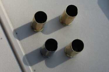 Boberg XR9-S The Bullpup Pistol Review Ejection is hard on brass.