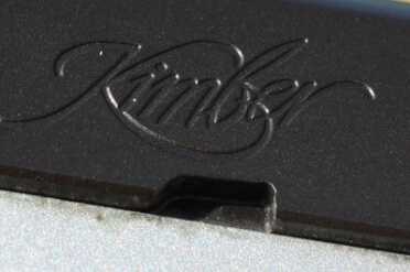 Kimber Master Carry Pro The Kimber flourish on the slide is modest as far as branding goes, but with a reputation like Kimber's, they can afford to be subtle.