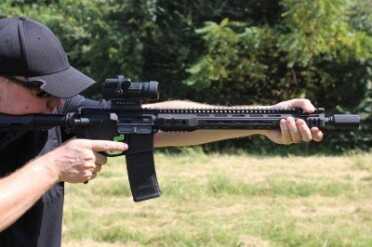 I'm 6'4", and have issues with short rifles. The Parallax rail allows me the extra protection for a solid thumb-over-bore hold.
