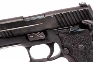 Sig Sauer's Single Action Sensation: The P226 Elite SAO The trigger face is wide, smooth and well rounded for long shooting sessions.