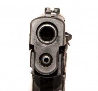 Sig Sauer's Single Action Sensation: The P226 Elite SAO The business end.