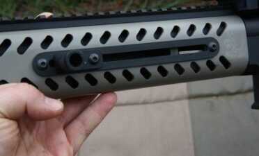The (Real) AR-15 Shotgun - Hot Rodding the RAAC MKA 1919 The coolest feature of the upgrade is the forward charging handle.
