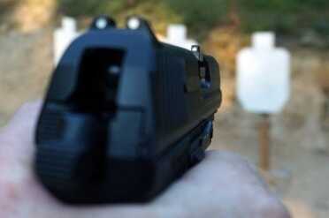 H&K's Sub Compact P2000sk--Where's the Love? While it isn't geared toward paper-punching accuracy, it is hell on steel targets. Fast form the holster and easy to manipulate--what else could you ask for?