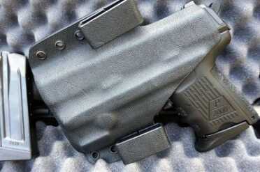 H&K's Sub Compact P2000sk--Where's the Love? The back of the modified Multi Holster.
