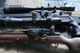 M1A Sniper - On the Cheap, or All the Way? I initially tested the SOCOM with the UTG mount. It wasn't within the elevation adjustment to zero the scope at 100 yards. The mount is very low and I used low profile rings. You would have to put the scope higher.