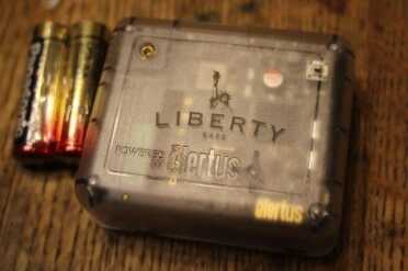 It even comes with batteries. Battery life is monitored and displayed in the reports.