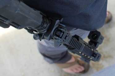 Everyone Needs an AR Holster Like most OWB holsters, this one presents the grip just above the waist line.