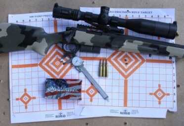 Range Estimation & Making the Long Shot - First Focal Plane Scopes The question is, does the scope hold zero over the course of its magnification. To measure this, first I checked the spread on the rifle itself at 100 yards. It is better than .5MOA.