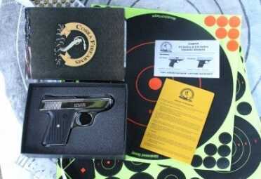 These guns are on most dealers' shelves. If you have a friend or relative just getting into the idea of personal protection don't be afraid of these Cobra autos.
