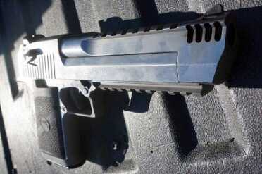 New All Stainless Desert Eagle--Gun Review The stainless steel will be much easier to maintain than the blued versions, or chromed versions.
