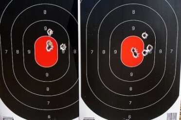 New All Stainless Desert Eagle--Gun Review All of my groups started off strong, but spread as the weight and recoil took its toll. What both of these targets show is that the gun shoots to point of aim very well.