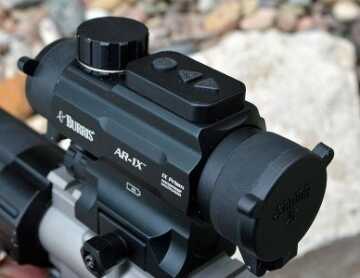 Burris AR-1X--The Best Red Dot Under 0? The controls are easy to access, and large enough to manipulate.