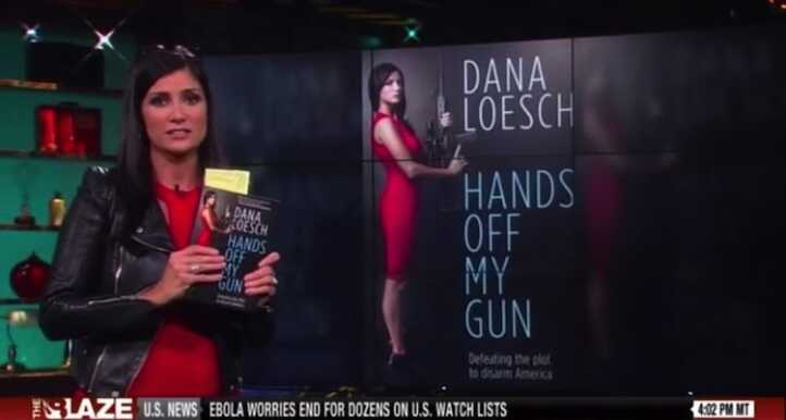 Dana Loesch holding a copy of her new book, "Hands off My Gun."  (Photo: The Blaze)