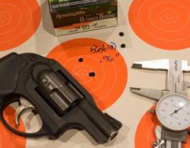 At 15 yards, point of impact was perfectly consistent with point of aim.
