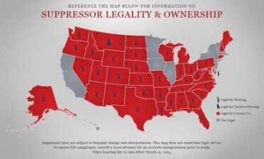 Have You Joined the ‘Fight the Noise’ Movement? Suppressor-friendly states. (Photo: ASA)
