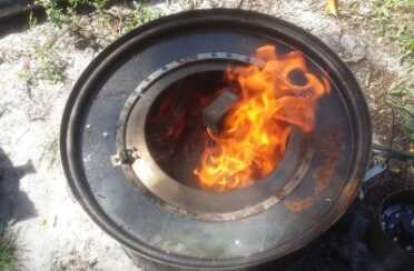 Prepping 101: Urban Survival Heater Stove Burns Oil/Gasoline 45k BTU Then, for diesel or home heating oil, you throw in a lit piece of paper and push it to the bottom. For gasoline or jet fuel you stand back and throw in a match.